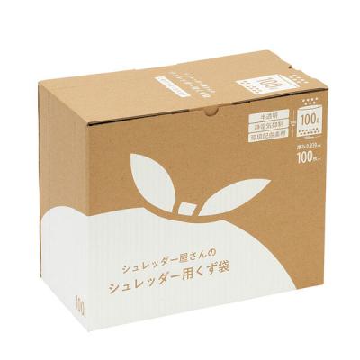 明光商会 シュレッダー屋さんのシュレッダーくず袋 100L 2010057 1箱(100枚入)
