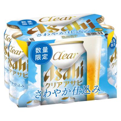 (数量限定)ビール類 クリアアサヒ さわやか仕込み 缶 350ml 6本