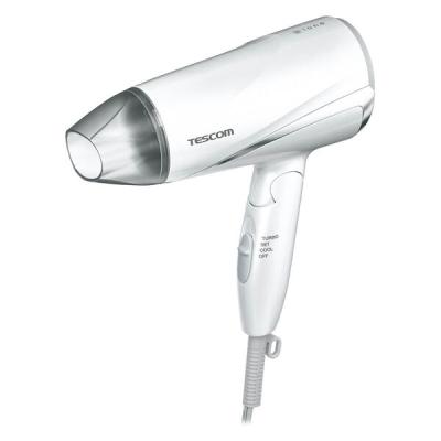 テスコム ハンドドライヤー マイナスイオン 大風量 軽量 ホワイト TD330BーW/E