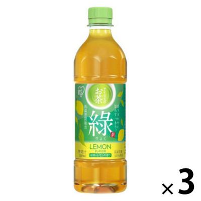 アイリスフーズ アイリスのお茶 緑 レモンフレーバー 500ml 1セット（3本）