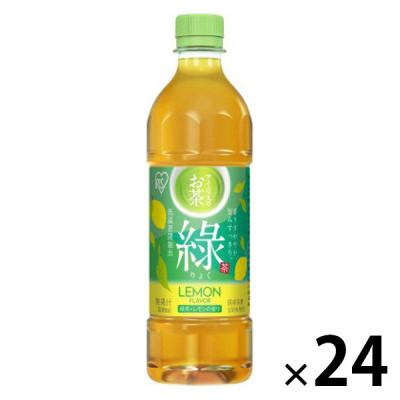 アイリスフーズ アイリスのお茶 緑 レモンフレーバー 500ml 1箱（24本入）