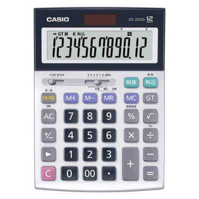 カシオ 本格実務電卓（日数・時間計算）デスクタイプ DSー20DDーN 1台