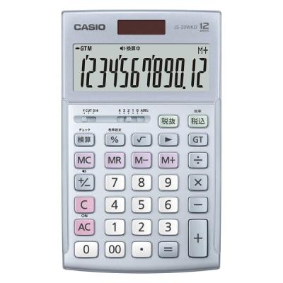 カシオ 本格実務電卓（検算）ジャストタイプ JSー20WKDーBUーN 1台