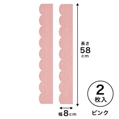 サンコー トイレ用 洗って使えるすきまテープ ピンク KZ-21 1個