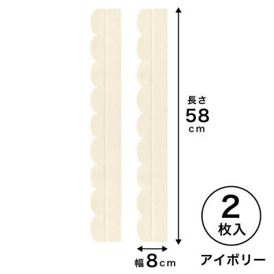サンコー トイレ用 洗って使えるすきまテープ アイボリー KZ-24 1個