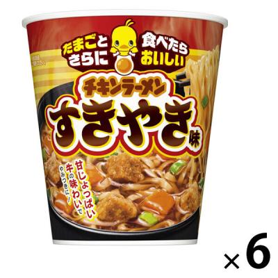 (期間限定)日清チキンラーメン ビッグカップ　すきやき味 日清食品 1セット（1個×6） カップ麺 カップラーメン