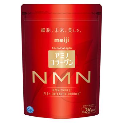 アミノコラーゲン NMN（約28日分） 1袋（196g） フィッシュコラーゲン100％ 明治