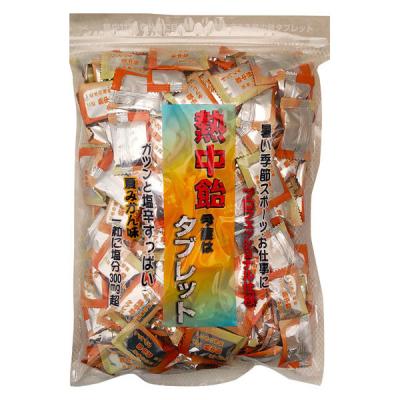 【アウトレット】暑さ対策 塩分チャージ 業務用 熱中飴ＩＩＩ 夏みかんタブレット 1個