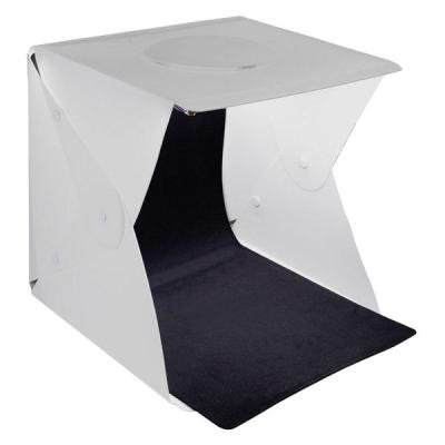 日本トラストテクノロジー 折畳み撮影ボックス 30cm LED照明2本搭載 FLPHOTOB-30 1個