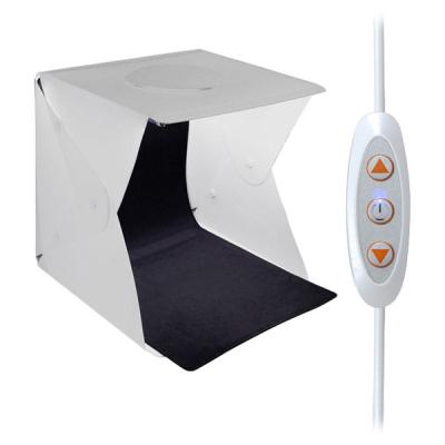 日本トラストテクノロジー 折畳み撮影ボックス 30cm 調光LED照明2本搭載 FLPHOTOB-30C 1個