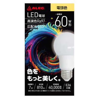 高演色LED電球 60W形 電球色 ブライトライト LDA7Lー60A60/HR30K LDA7Lー60A60/HR30K 1個