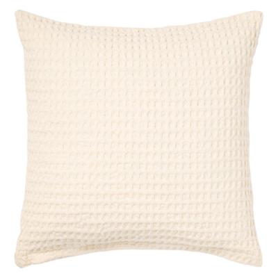 無印良品 インド綿洗いざらしワッフル織クッションカバー ４３×４３ｃｍ用 生成  良品計画