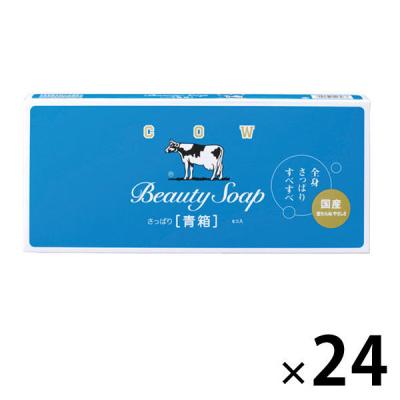 LOHACO - カウブランド 青箱 85g 1ケース（6個入×24箱） 牛乳石鹸共進社