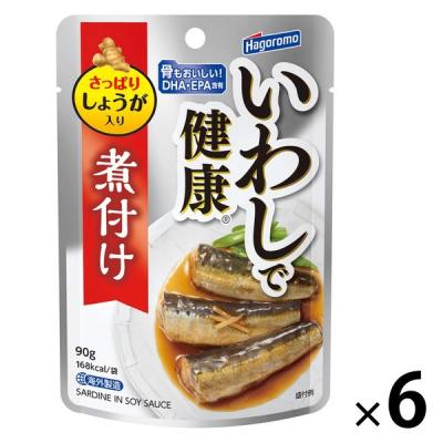 LOHACO - パウチ いわしで健康 煮付け DHA・EPA含有 90g 1セット（6個