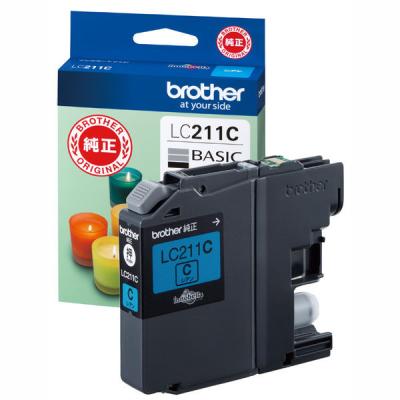 ブラザー（brother） 純正インクカートリッジ LC211C シアン 標準 1個