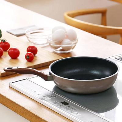 軽い フライパン 22cm 深型 IH・ガス火対応 ダイヤモンドコーティング加工 ピンクゴールド ロハコ （LOHACO）  オリジナル