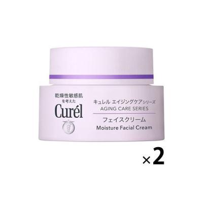 Curel（キュレル） エイジングケアシリーズ クリーム（とてもしっとり） 40g ×2個　花王　敏感肌