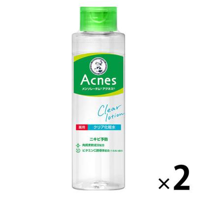 メンソレータム アクネス 薬用クリア化粧水 180mL 2個 ロート製薬