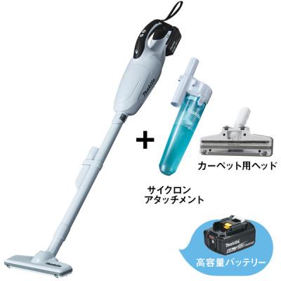 LOHACO - マキタ コードレス掃除機 CL181FDZW＋BL1860B＋じゅうたん用