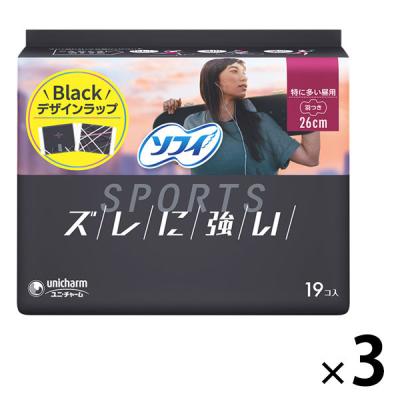 LOHACO - ナプキン 生理用品 ソフィ SPORTS スポーツ 特に多い昼用 羽