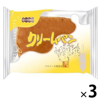 LOHACO - KOUBO クリームパン 1セット（3個入）パネックス ロング