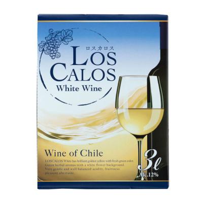 チリ ロスカロス BIB　白ワイン　辛口 3L 1個　南アルプスワインアンドビバレッジ