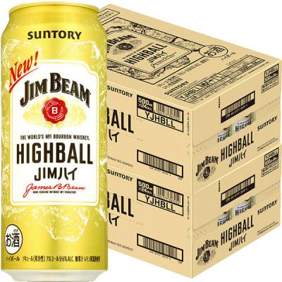 Jim Beam ジムビーム ハイボール 缶 ジムハイ 500ml×48本 楽天市場】サントリー ハイボール ジムビームハイボール 缶(500ml*48本