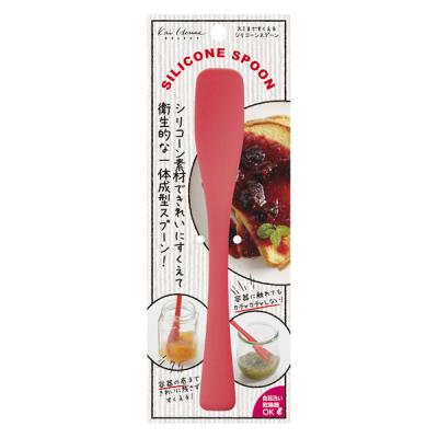 スミまですくえるシリコーンスプーン シリコン ジャム 朝食 KAI 貝印