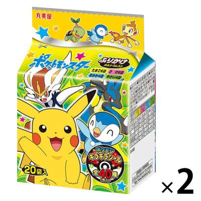 丸美屋 ポケモンふりかけ ミニパック 20袋（オリジナルシール付き）1セット（2個）