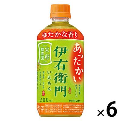 LOHACO - サントリー ホット伊右衛門 500ml 1セット（6本）