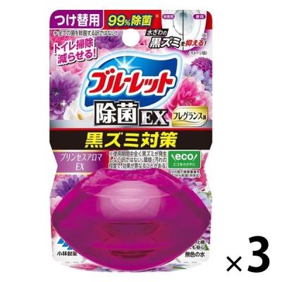 液体ブルーレット おくだけ除菌EX フレグランス プリンセスアロマEXの香り つけ替え用 1セット（1個×3） 小林製薬