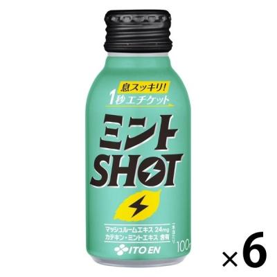 伊藤園 ボトル缶 ミントショット 100ml 1セット（6缶）