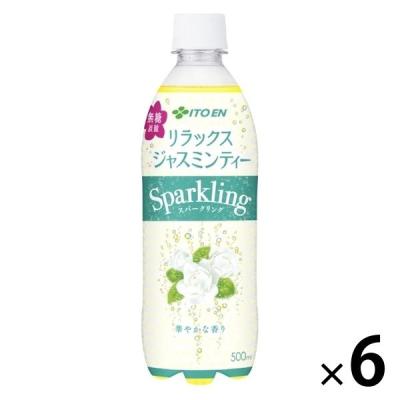 伊藤園 リラックス ジャスミンティー スパークリング 500ml 1セット（6本）