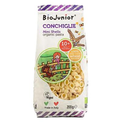 【アウトレット】（10カ月頃から）ビオジュニア オーガニック ベビーマカロニ ミニシェル 1袋（200g） ベビーフード 有機