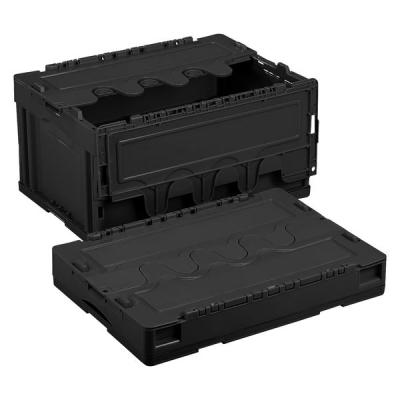 LOHACO - 岐阜プラスチック工業 折りたたみコンテナCF-S41NRブラック