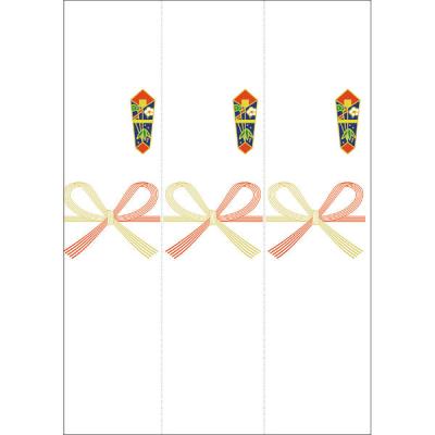 【アウトレット】ササガワ タカ印 OA対応札紙 蝶結 祝 28-961 1セット（1050枚：105枚入×10袋）