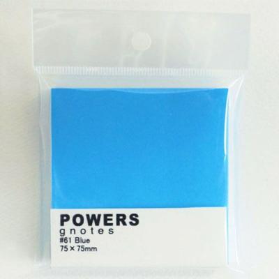 【アウトレット】プリントインフォームジャパン パワーズ 75x75mm ブルー 974-0061-092 1個