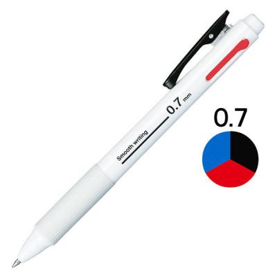LOHACO - アスクル なめらかインク3色ボールペン0.7mm 1箱（10本入