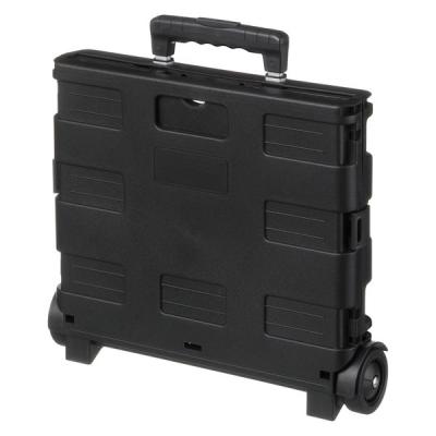 「現場のチカラ」 折りたたみコンテナキャリーカート 48L BK 1個  オリジナル