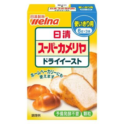日清 スーパーカメリヤ ドライイースト 使いきり用 6g×3袋入 1個 日清製粉ウェルナ