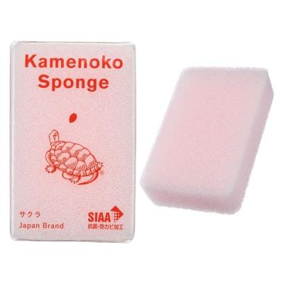 （季節・数量限定）亀の子スポンジ スタンダード 角型 キッチンスポンジ 抗菌・防カビ加工 サクラ 1個 亀の子束子西尾商店