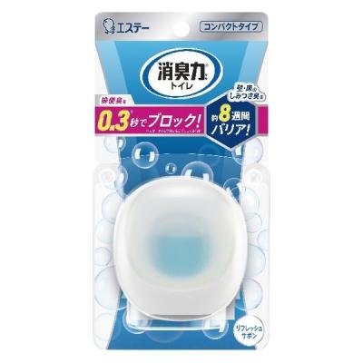 消臭力 コンパクト トイレ用 リフレッシュサボン 置き型 本体 1個 消臭剤 芳香剤 エステー