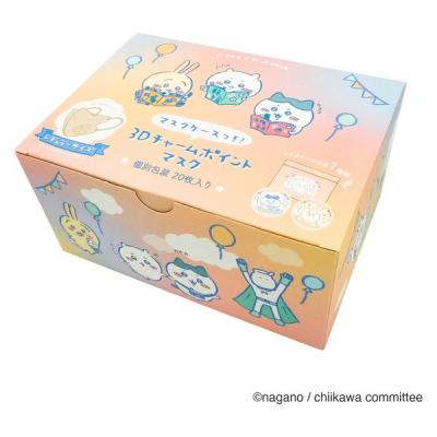 LOHACO - 横井定 ちいかわチャームポイント3Dマスク 20枚入 420224 1箱
