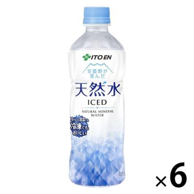 伊藤園 冷凍ボトル 安曇野が育んだ天然水 485ml 1セット（6本）