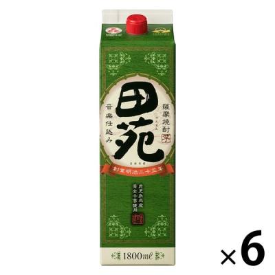 田苑 芋焼酎 25度 1.8L 1800ml パック 6本　田苑酒造