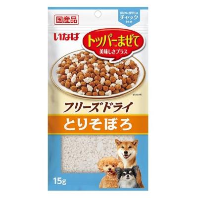 いなば フリーズドライ 犬 とりそぼろ 国産 15g 1袋 ドッグフード おやつ