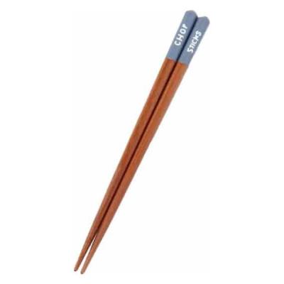【LAKOLE/ラコレ】 【らこれキッズ】ニュアンスカラー箸（18cm） ネイビー