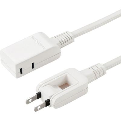【アウトレット】サンワサプライ マイクロタップ 2個口 0.2m ホワイト TAP-M602W 1個