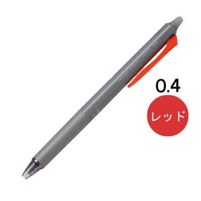 パイロット フリクション シナジーノック 本体 0.4mm レッド LFSK-14-R 1本