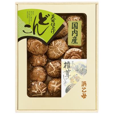 お中元 ギフト 2026 食品 干し椎茸 香典返し 国産 どんこ椎茸 100g 浜乙女 DK-30R